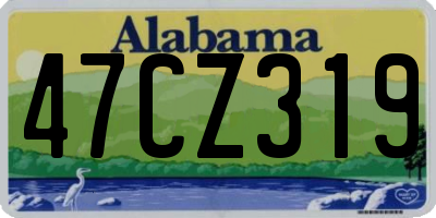 AL license plate 47CZ319