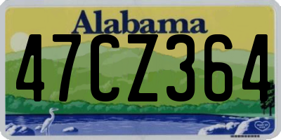 AL license plate 47CZ364