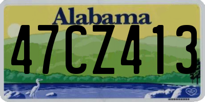 AL license plate 47CZ413