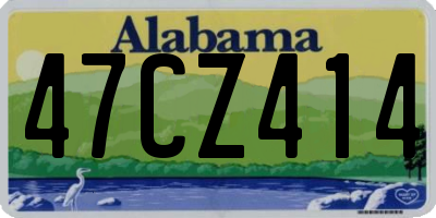 AL license plate 47CZ414