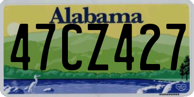 AL license plate 47CZ427