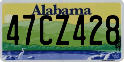 AL license plate 47CZ428