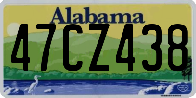 AL license plate 47CZ438