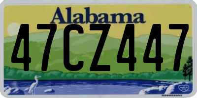 AL license plate 47CZ447