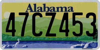 AL license plate 47CZ453