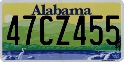 AL license plate 47CZ455