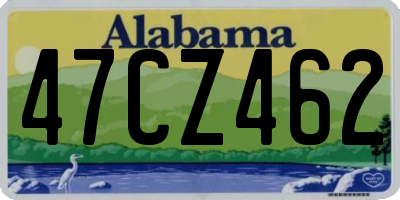 AL license plate 47CZ462