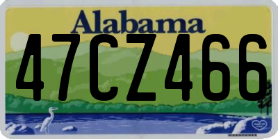 AL license plate 47CZ466