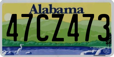 AL license plate 47CZ473