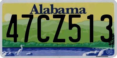 AL license plate 47CZ513