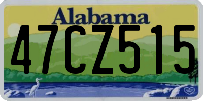 AL license plate 47CZ515
