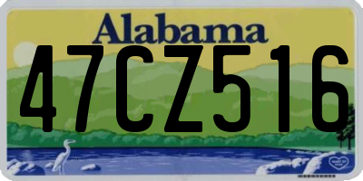 AL license plate 47CZ516