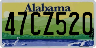 AL license plate 47CZ520