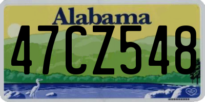 AL license plate 47CZ548