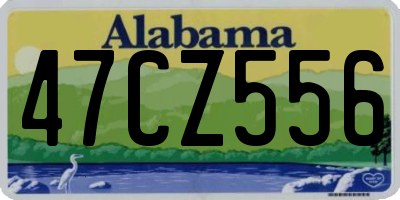 AL license plate 47CZ556