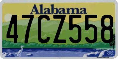 AL license plate 47CZ558