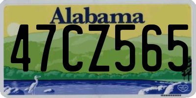 AL license plate 47CZ565