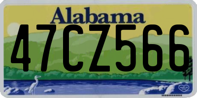 AL license plate 47CZ566