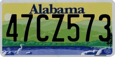 AL license plate 47CZ573