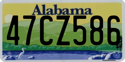AL license plate 47CZ586