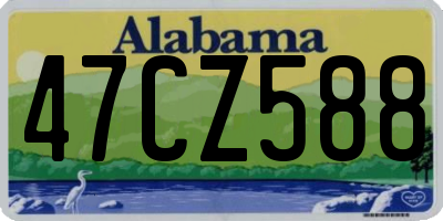AL license plate 47CZ588