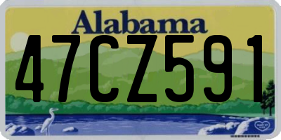 AL license plate 47CZ591