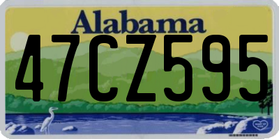 AL license plate 47CZ595