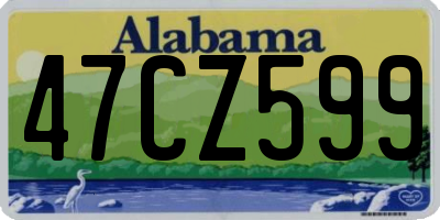 AL license plate 47CZ599