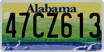 AL license plate 47CZ613