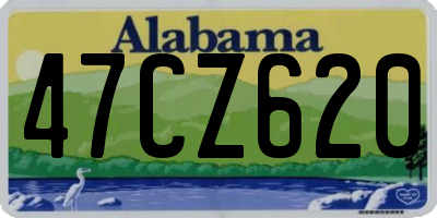 AL license plate 47CZ620