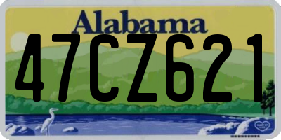 AL license plate 47CZ621