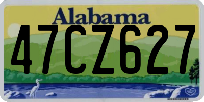 AL license plate 47CZ627