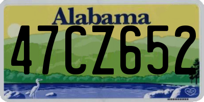 AL license plate 47CZ652