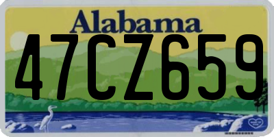 AL license plate 47CZ659