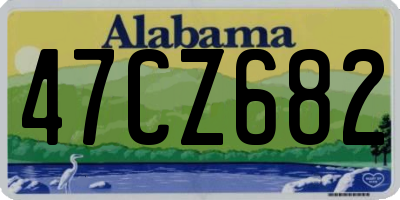 AL license plate 47CZ682