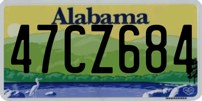 AL license plate 47CZ684