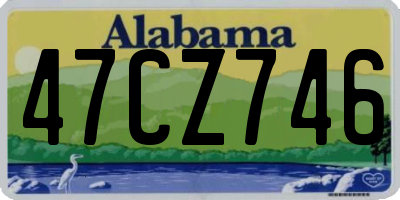 AL license plate 47CZ746