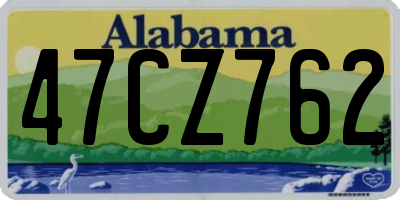 AL license plate 47CZ762
