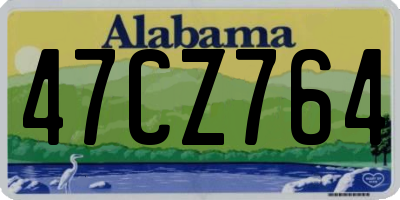 AL license plate 47CZ764