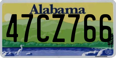 AL license plate 47CZ766