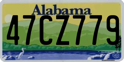 AL license plate 47CZ779