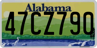 AL license plate 47CZ790