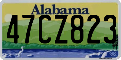 AL license plate 47CZ823