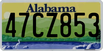 AL license plate 47CZ853