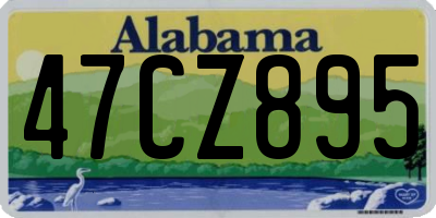 AL license plate 47CZ895