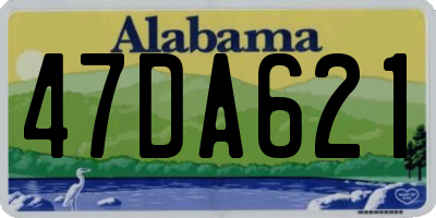 AL license plate 47DA621