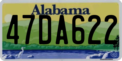 AL license plate 47DA622