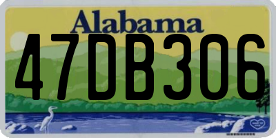 AL license plate 47DB306