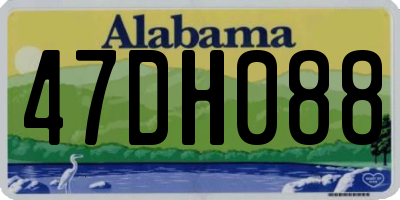 AL license plate 47DH088