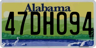 AL license plate 47DH094